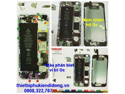 bảng từ hít ốc iphone